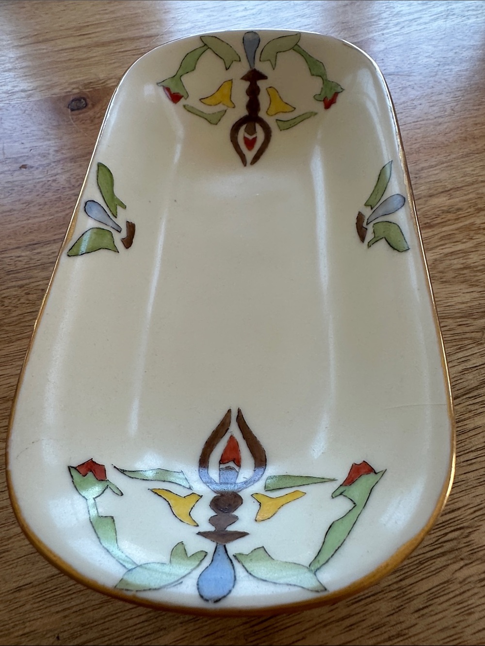 Porcelain celery dish by Moritz Zdekaver, Austria